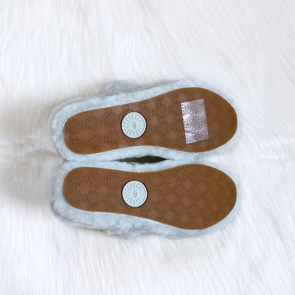 UGG Oh Yeah Slide Slipper Sandals In Retro Mint - Picture 6 of 8